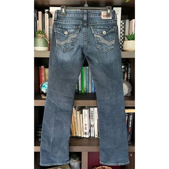 Big Star Bootcut Button Pocket Jeans Size 27R - Picture 2 of 6